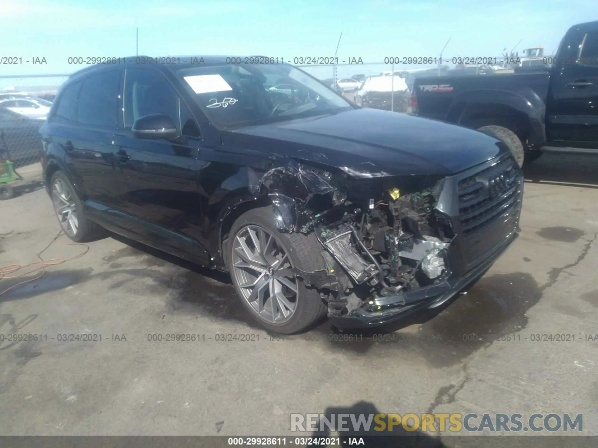 1 Photograph of a damaged car WA1VAAF73KD005793 AUDI Q7 2019