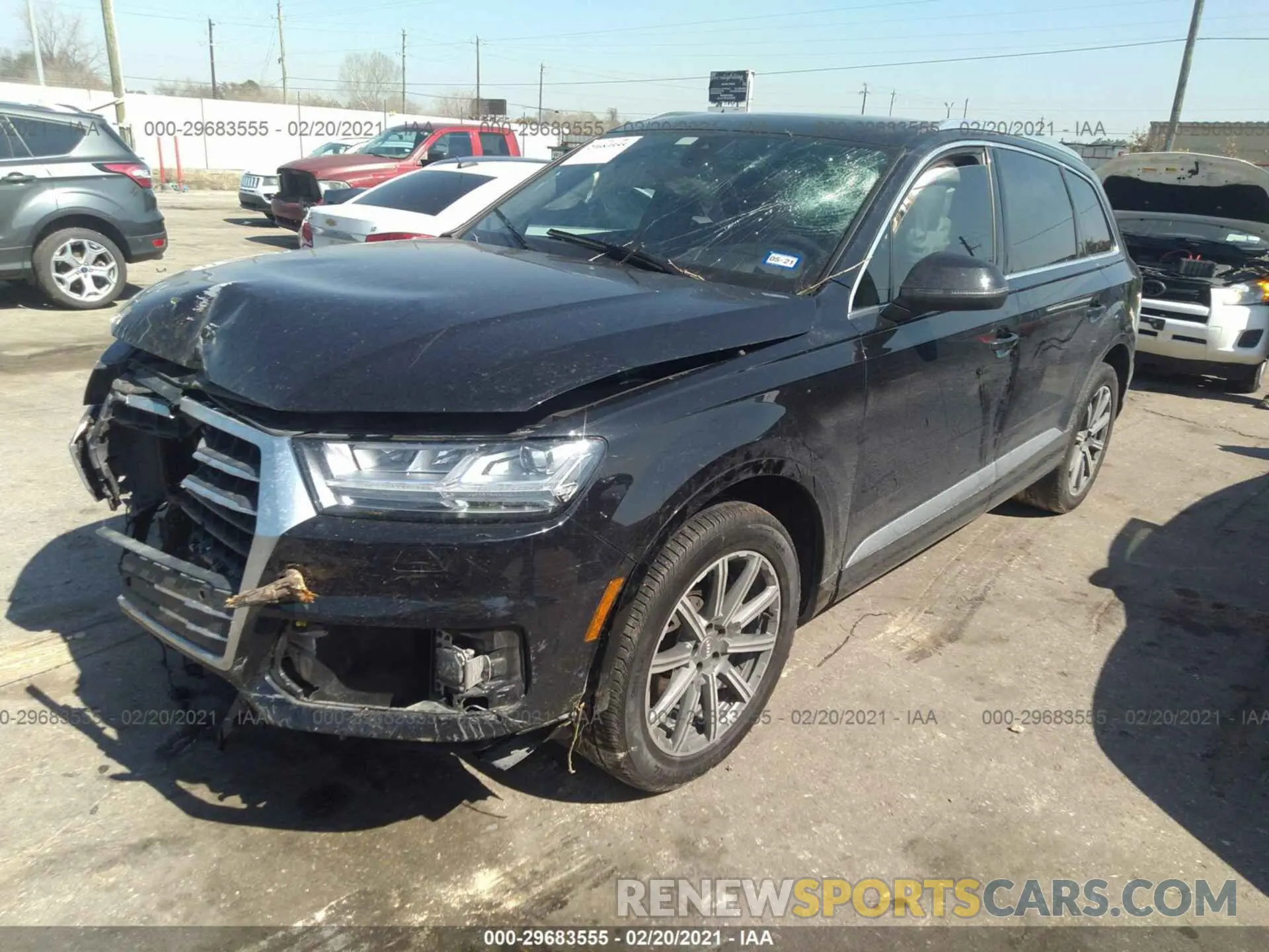 2 Photograph of a damaged car WA1VAAF74KD013336 AUDI Q7 2019