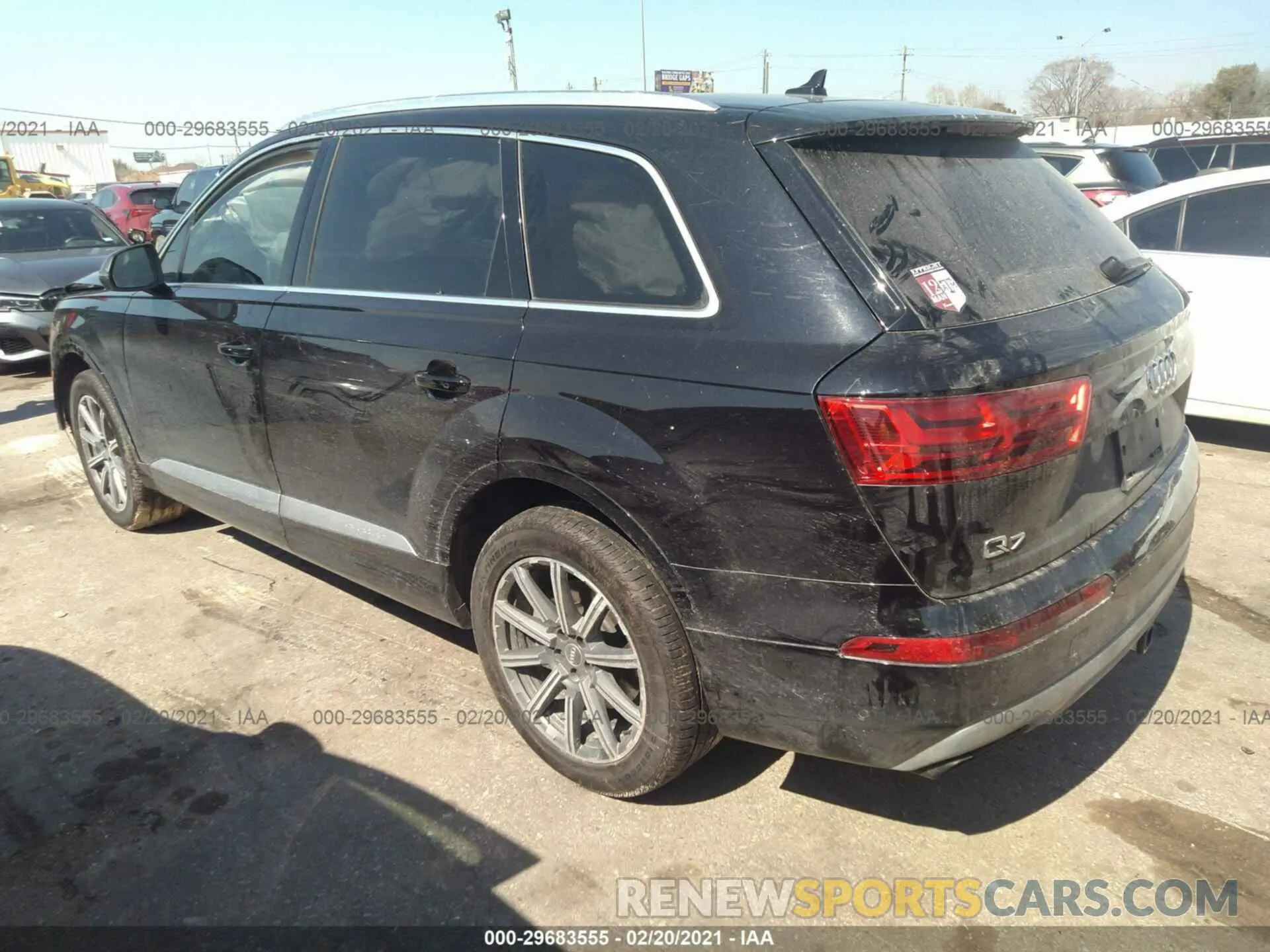 3 Photograph of a damaged car WA1VAAF74KD013336 AUDI Q7 2019