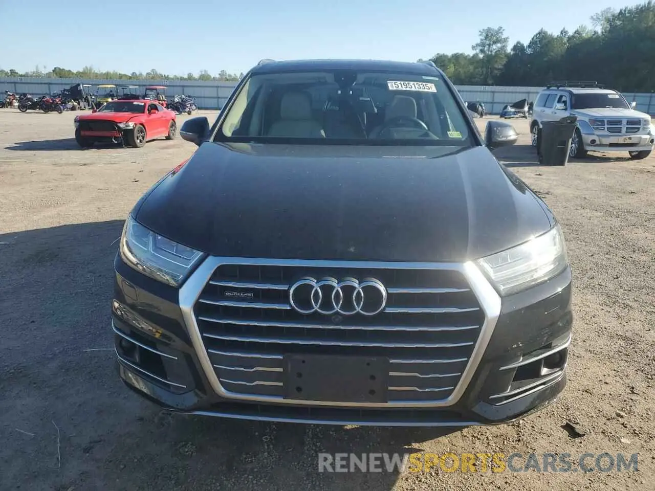 5 Photograph of a damaged car WA1VAAF74KD026605 AUDI Q7 2019