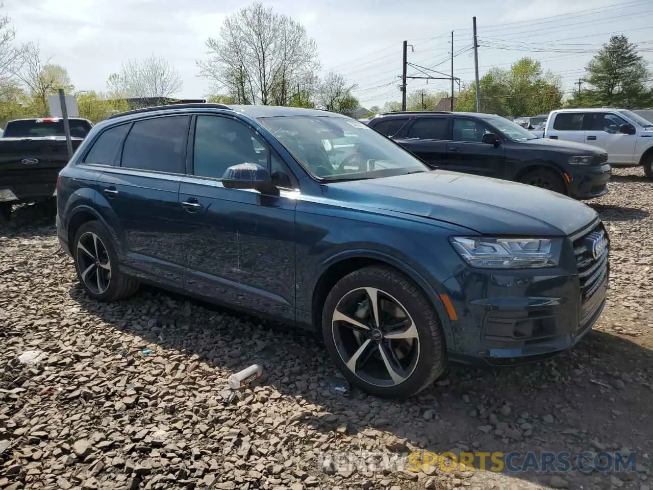 4 Фотография поврежденного автомобиля WA1VAAF74KD037247 AUDI Q7 2019