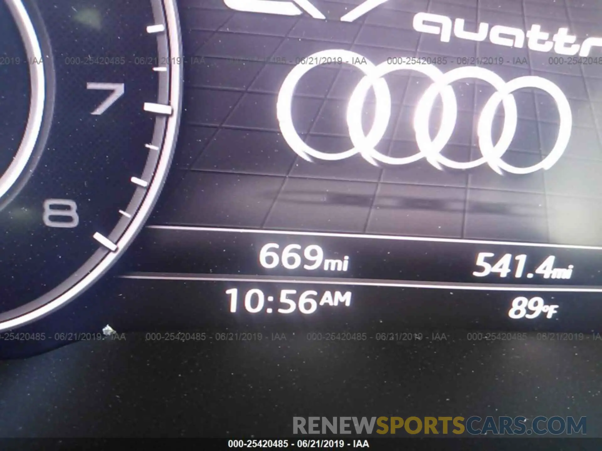 7 Photograph of a damaged car WA1VAAF78KD036425 AUDI Q7 2019