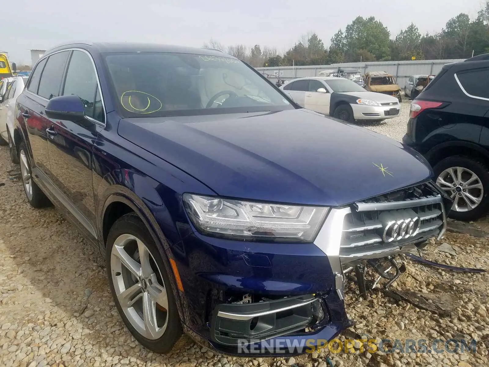 1 Photograph of a damaged car WA1VAAF7XKD049306 AUDI Q7 2019