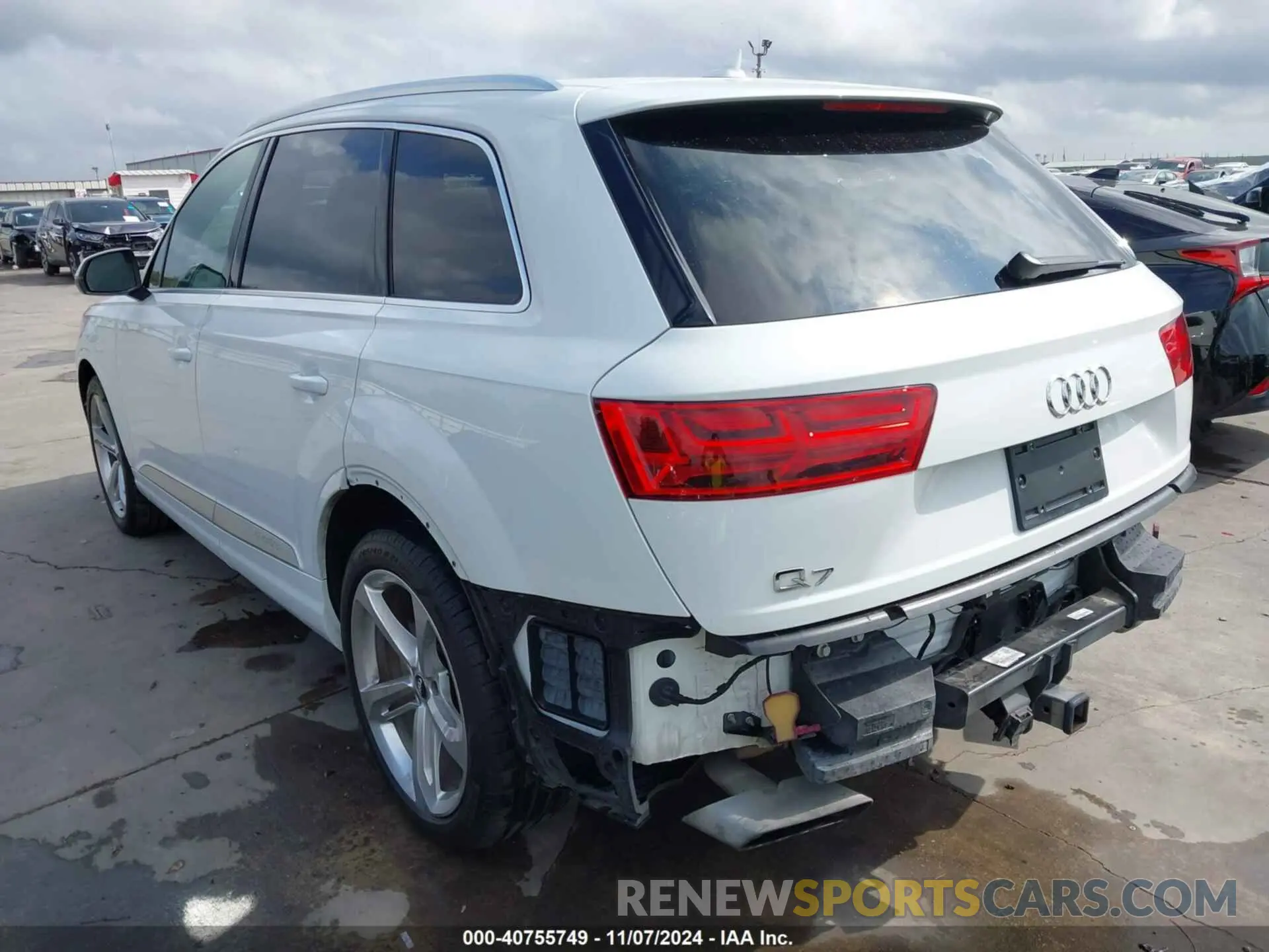 3 Фотография поврежденного автомобиля WA1VABF72KD024504 AUDI Q7 2019