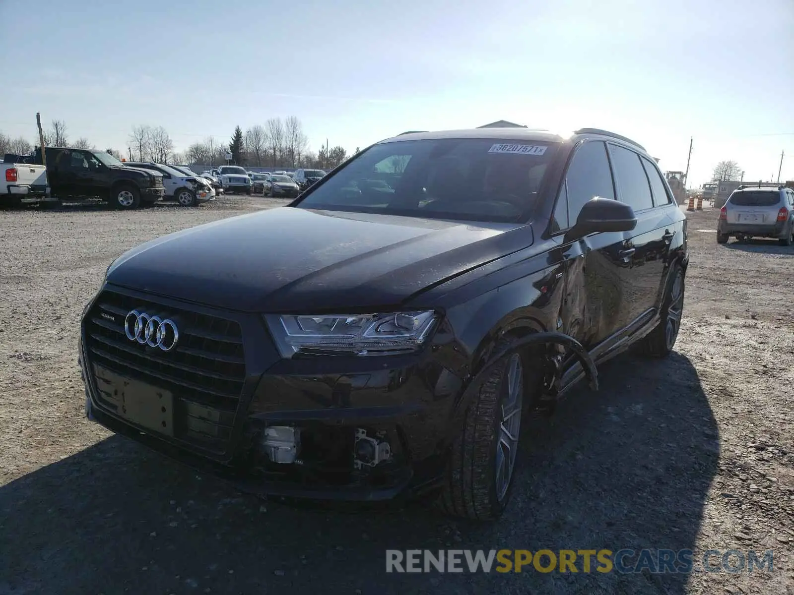 2 Photograph of a damaged car WA1WAAF79KD028189 AUDI Q7 2019