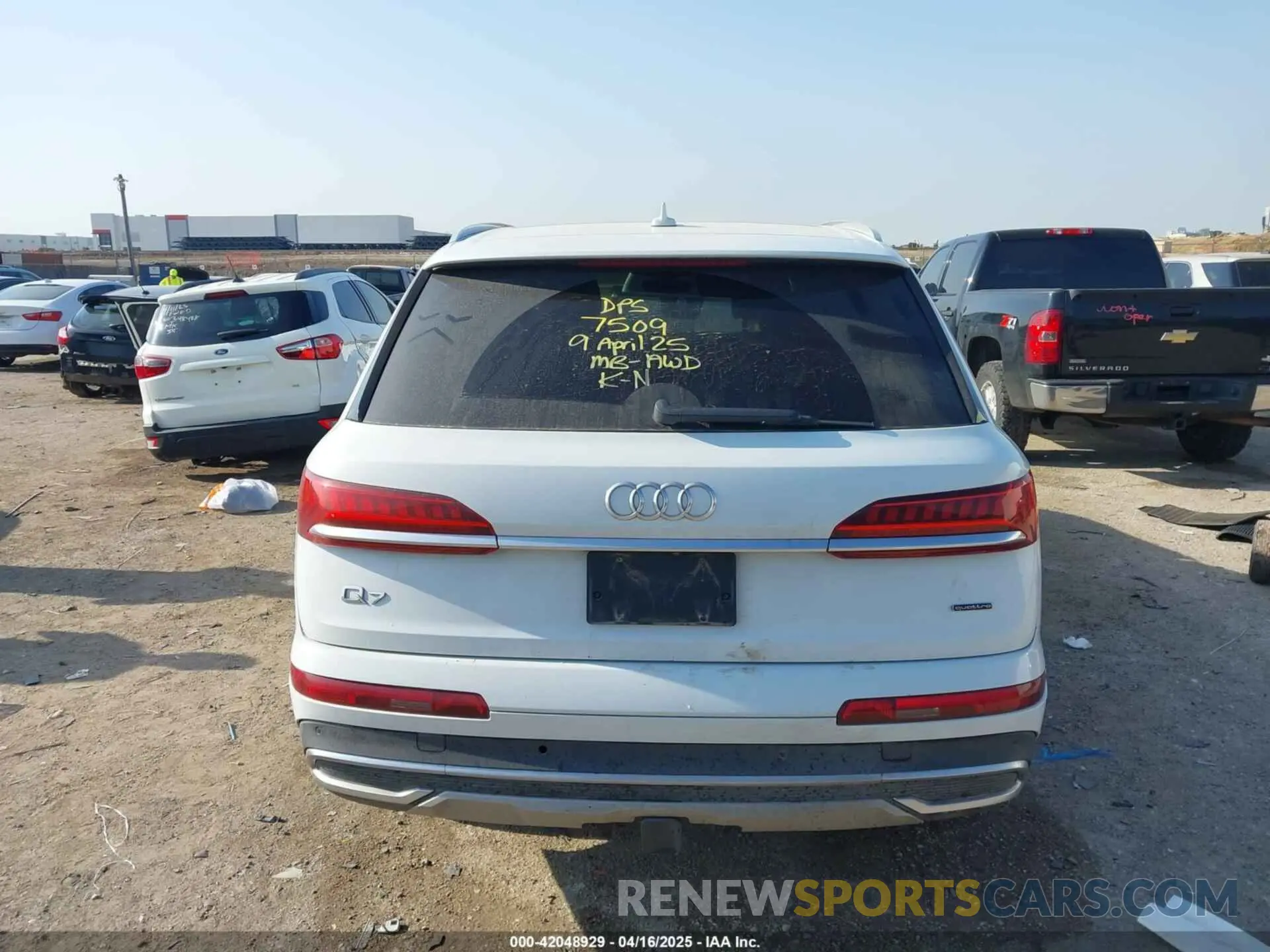 15 Photograph of a damaged car WA1AXAF73LD007509 AUDI Q7 2020