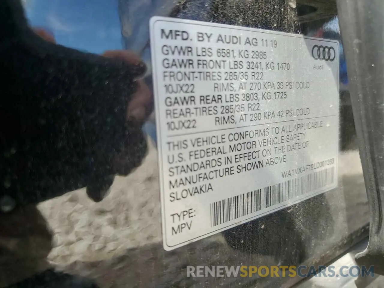 13 Фотография поврежденного автомобиля WA1VXAF79LD001263 AUDI Q7 2020