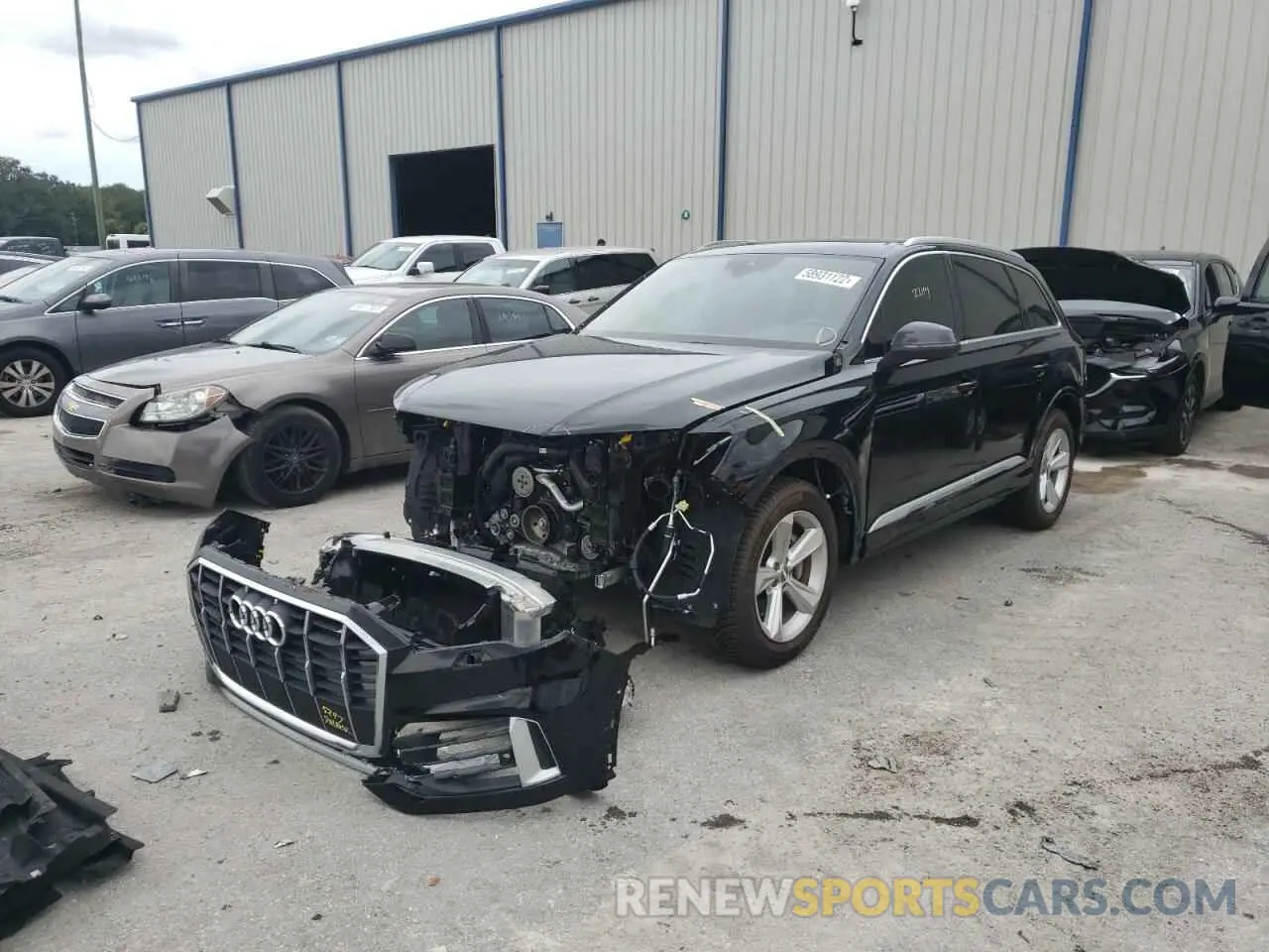 2 Фотография поврежденного автомобиля WA1AXAF73MD000299 AUDI Q7 2021