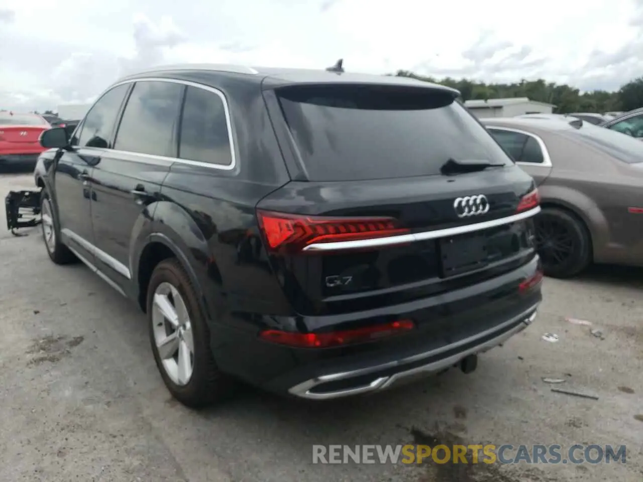 3 Фотография поврежденного автомобиля WA1AXAF73MD000299 AUDI Q7 2021