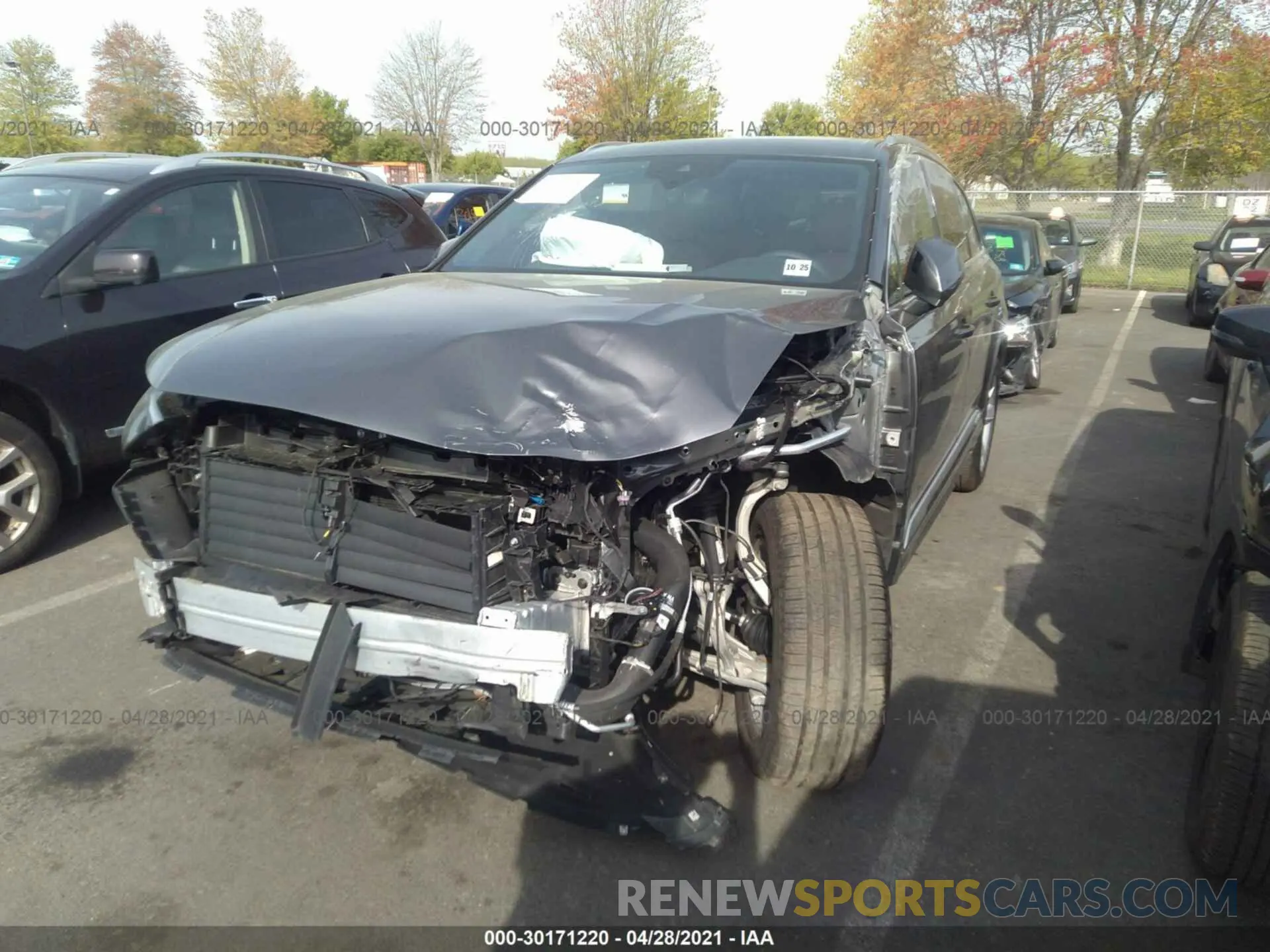2 Photograph of a damaged car WA1LJAF74MD011211 AUDI Q7 2021