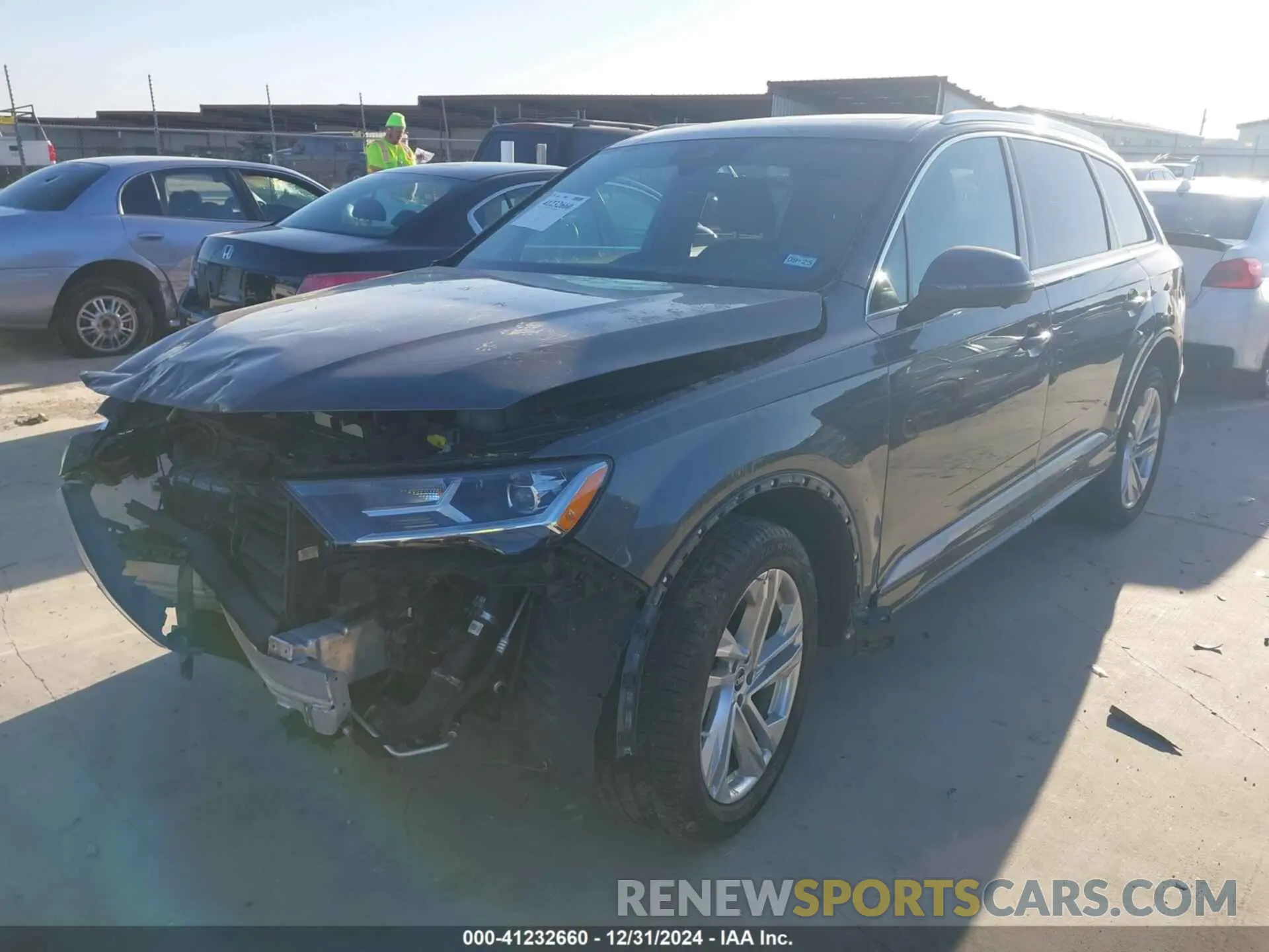 2 Photograph of a damaged car WA1LJAF77MD040847 AUDI Q7 2021