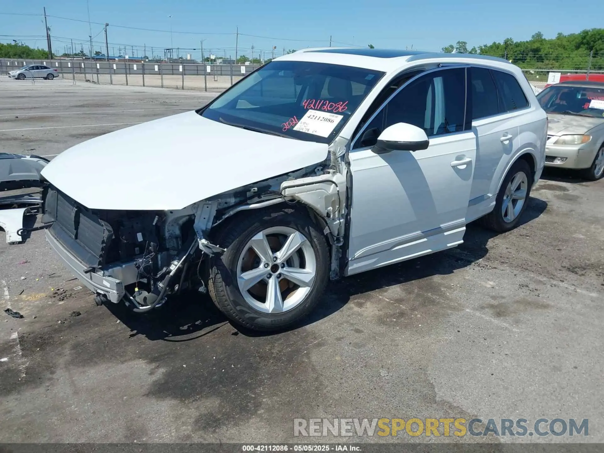 2 Фотография поврежденного автомобиля WA1LJAF78MD011440 AUDI Q7 2021