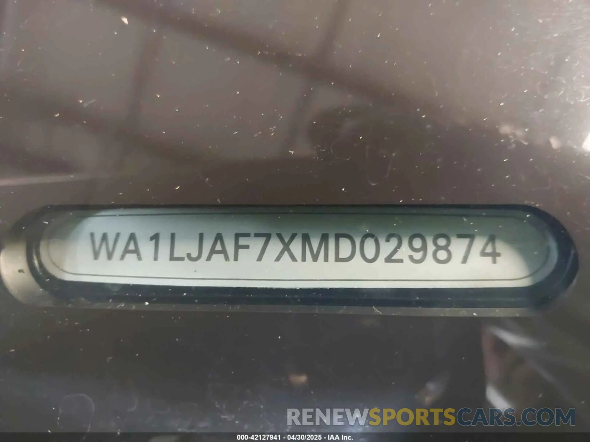 18 Фотография поврежденного автомобиля WA1LJAF7XMD029874 AUDI Q7 2021