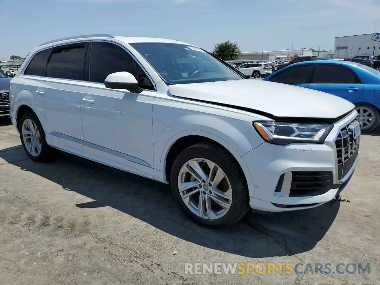 4 Photograph of a damaged car WA1LXAF71MD011410 AUDI Q7 2021