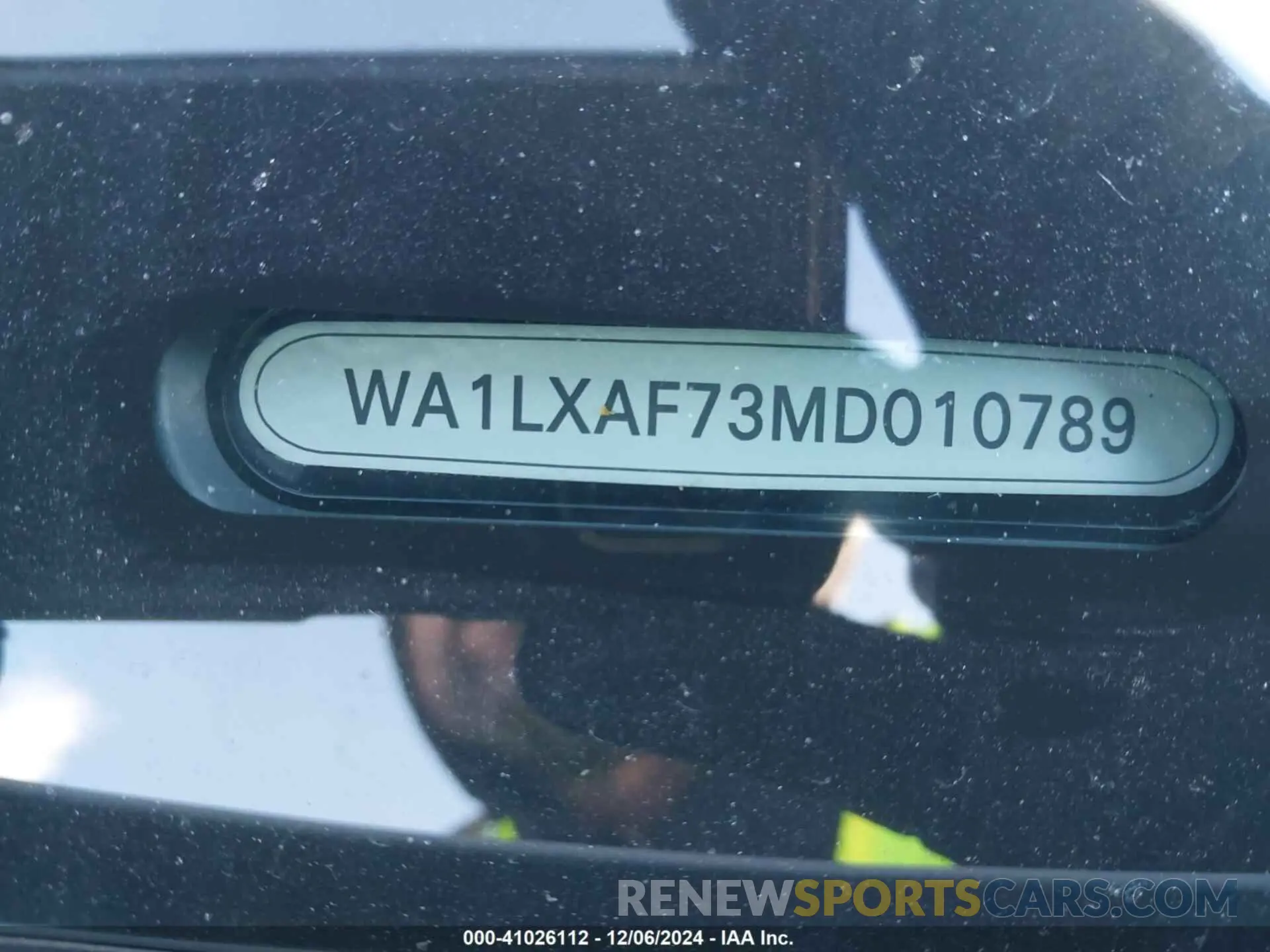 9 Фотография поврежденного автомобиля WA1LXAF73MD010789 AUDI Q7 2021