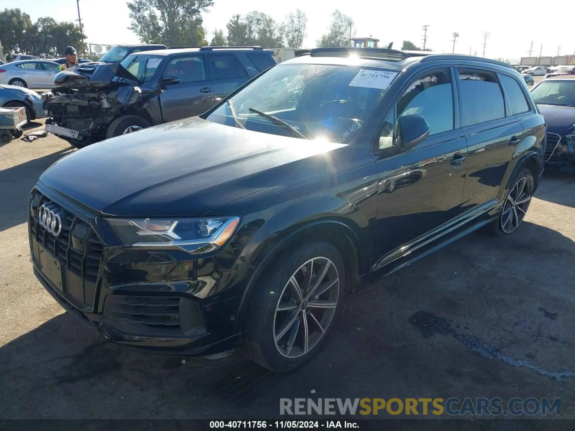 2 Фотография поврежденного автомобиля WA1LXAF74MD031554 AUDI Q7 2021