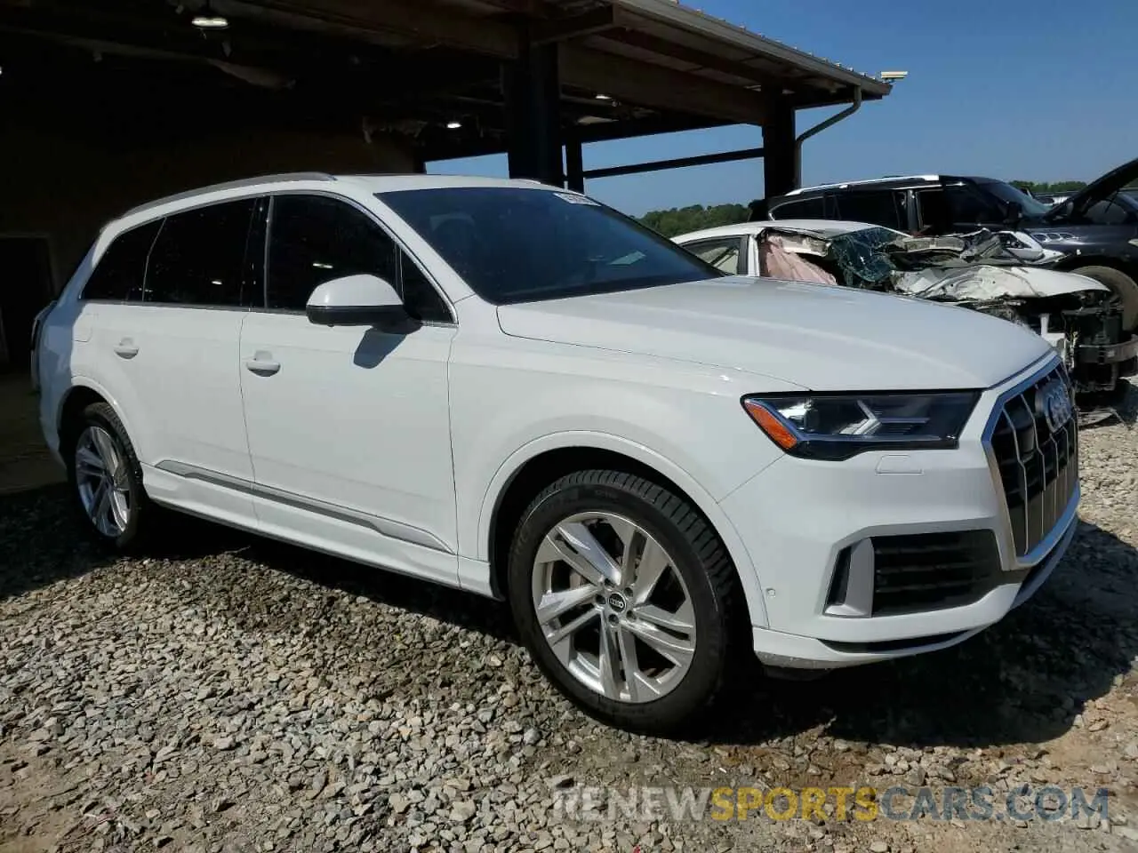 4 Фотография поврежденного автомобиля WA1LXAF74MD036012 AUDI Q7 2021