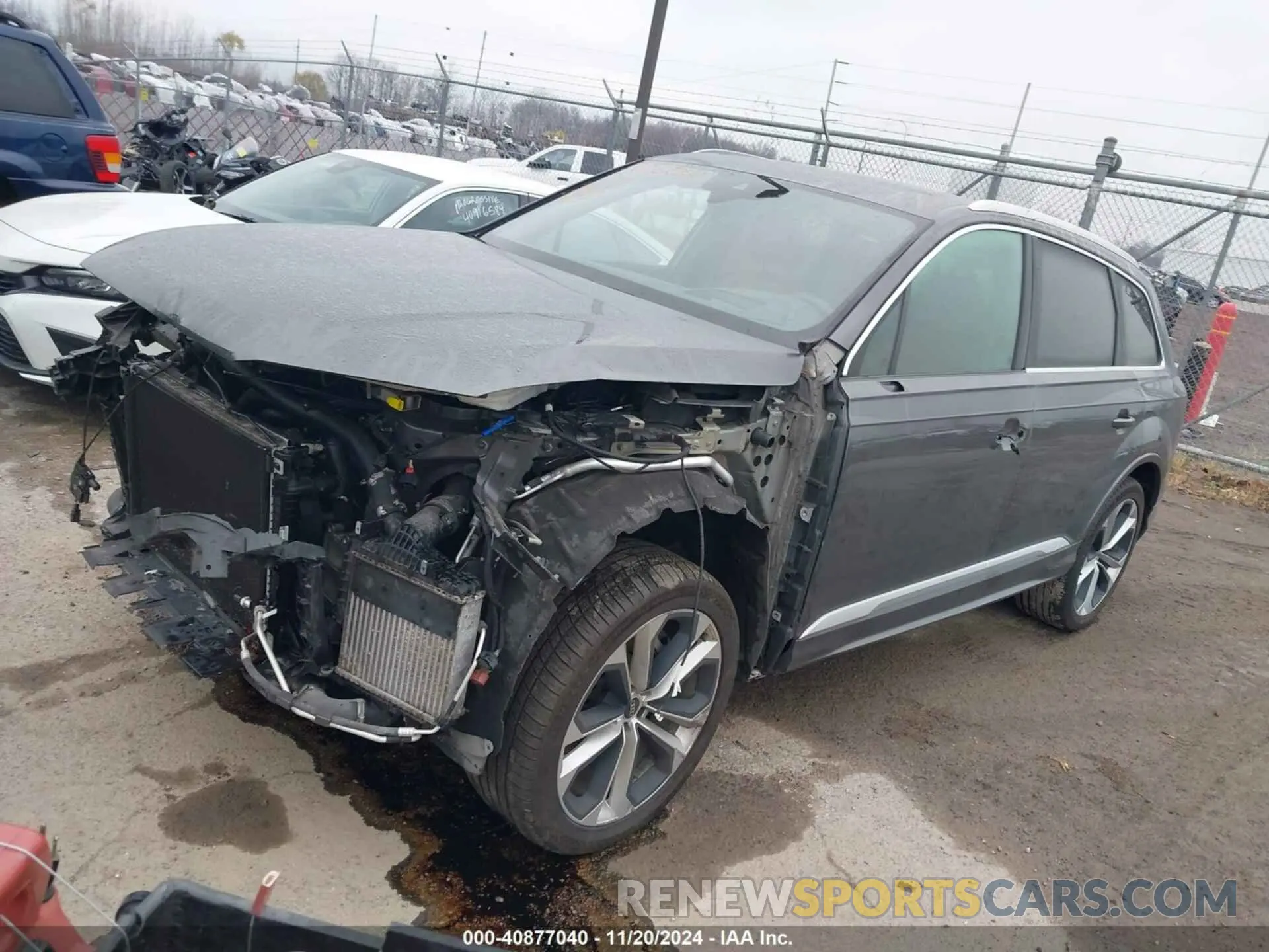 2 Photograph of a damaged car WA1VXAF77MD025076 AUDI Q7 2021