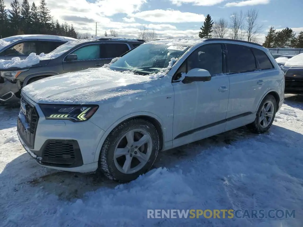 1 Фотография поврежденного автомобиля WA1WXAF79MD036326 AUDI Q7 2021