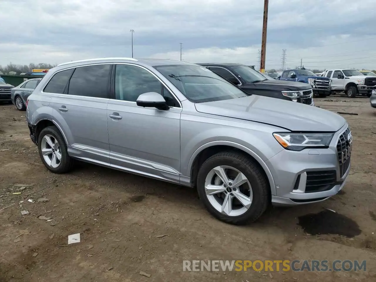 4 Фотография поврежденного автомобиля WA1AJBF77ND012075 AUDI Q7 2022