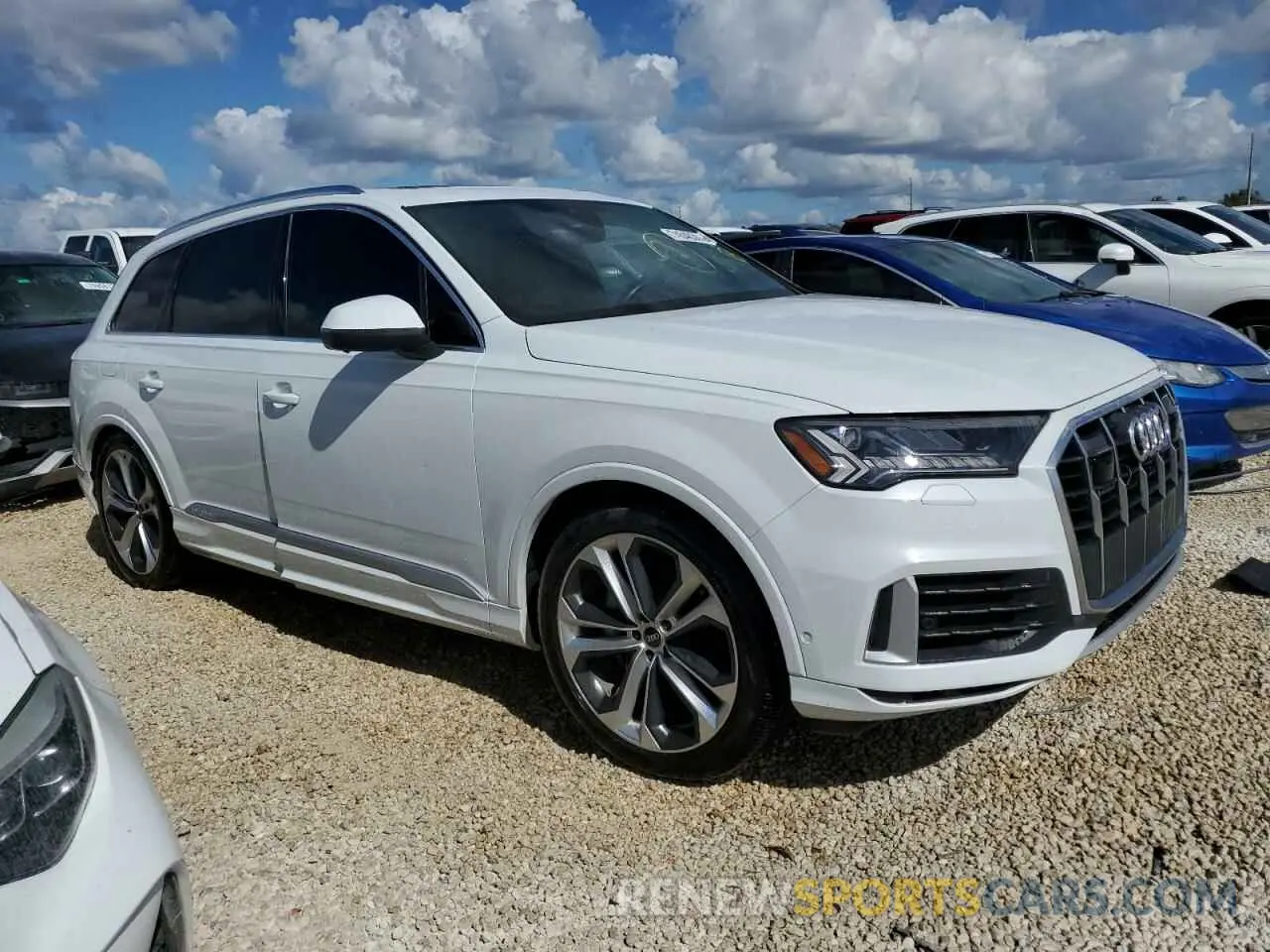 4 Photograph of a damaged car WA1VXBF71ND003968 AUDI Q7 2022