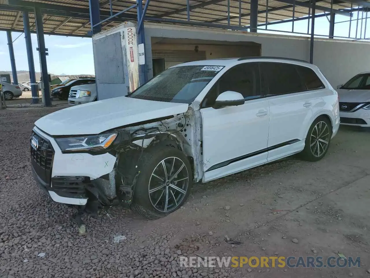 1 Photograph of a damaged car WA1VXBF73ND014986 AUDI Q7 2022