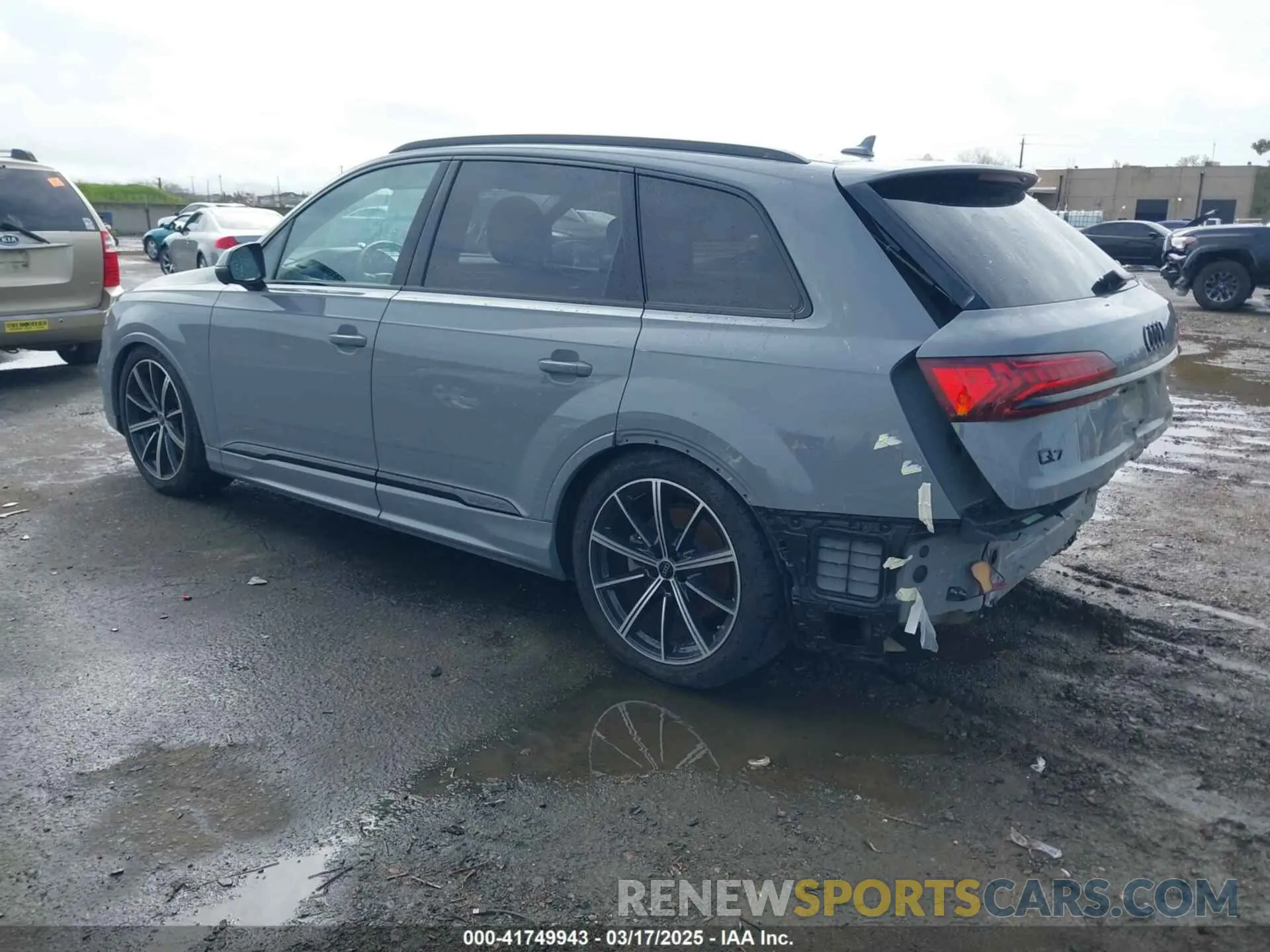 3 Фотография поврежденного автомобиля WA1VXBF79ND019948 AUDI Q7 2022