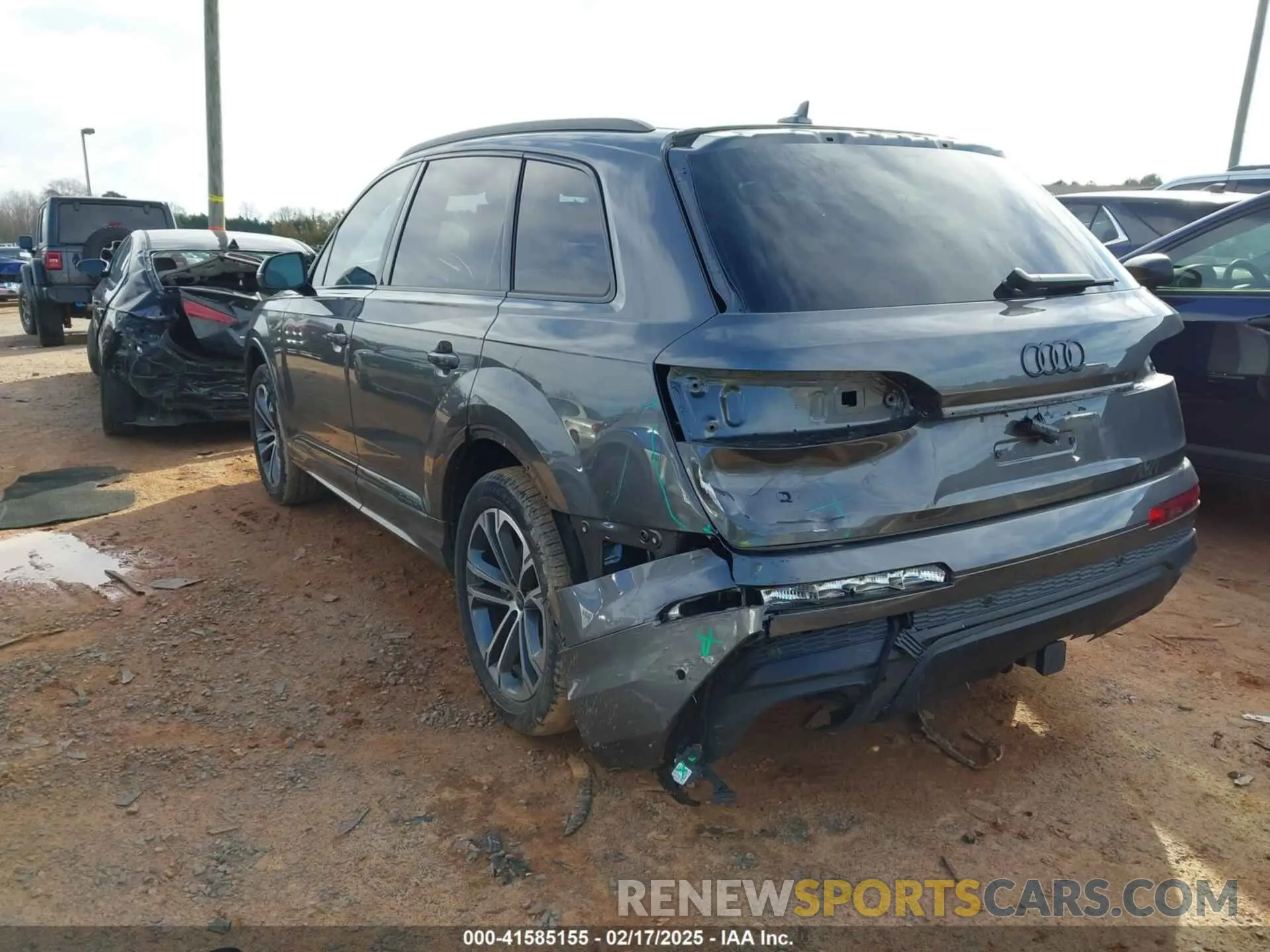 3 Фотография поврежденного автомобиля WA1LCBF70SD000963 AUDI Q7 2025