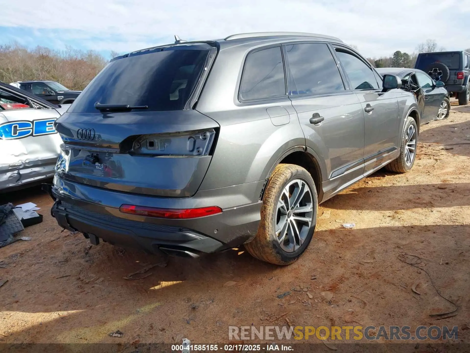 4 Фотография поврежденного автомобиля WA1LCBF70SD000963 AUDI Q7 2025