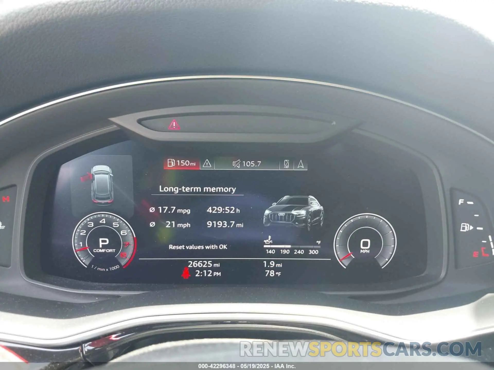 7 Photograph of a damaged car WA1AVAF11KD010103 AUDI Q8 2019