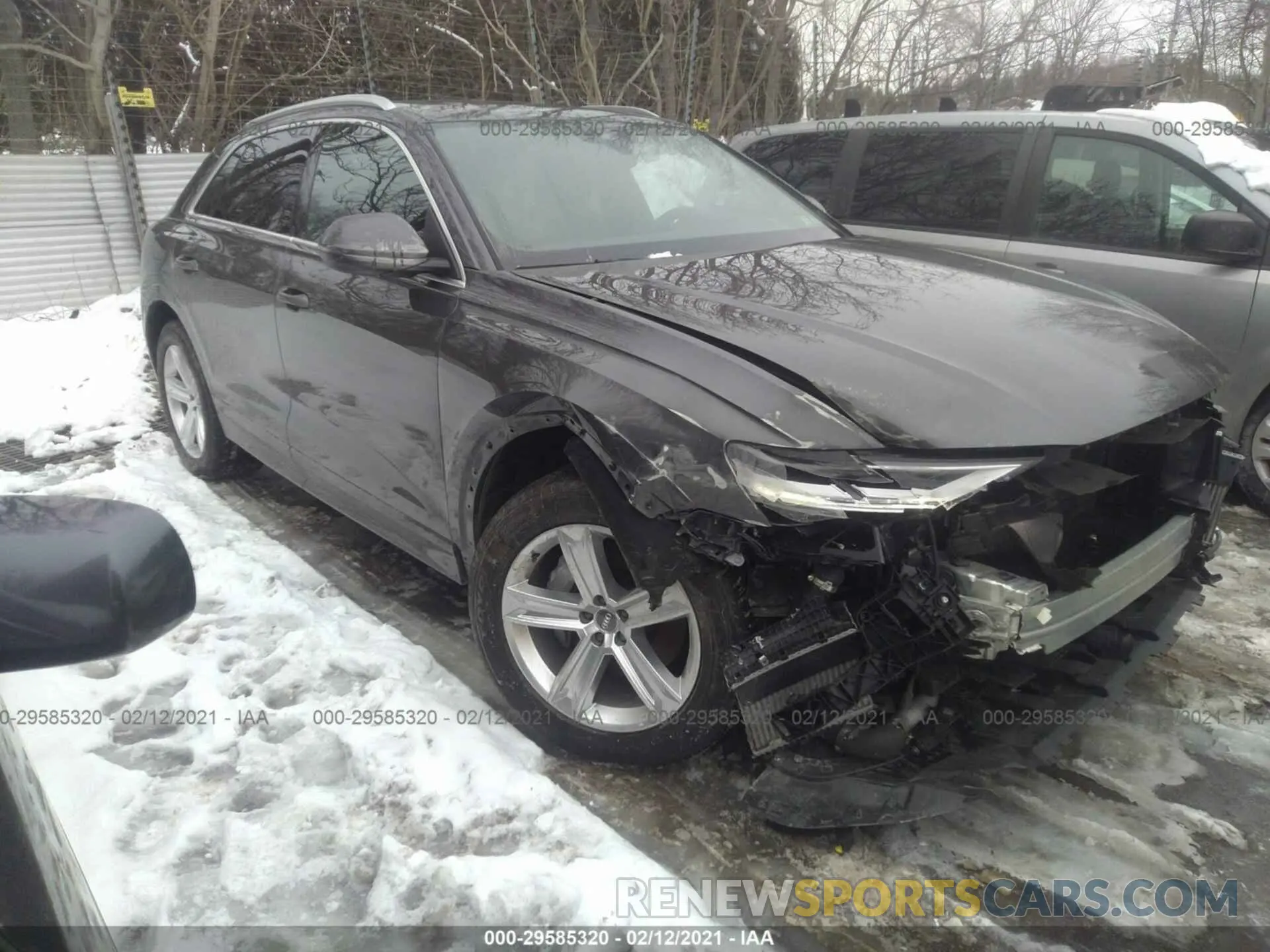 1 Photograph of a damaged car WA1AVAF12KD017383 AUDI Q8 2019