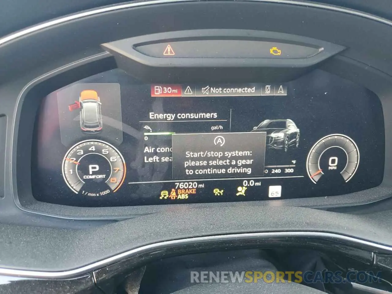 9 Photograph of a damaged car WA1BVAF19KD016154 AUDI Q8 2019