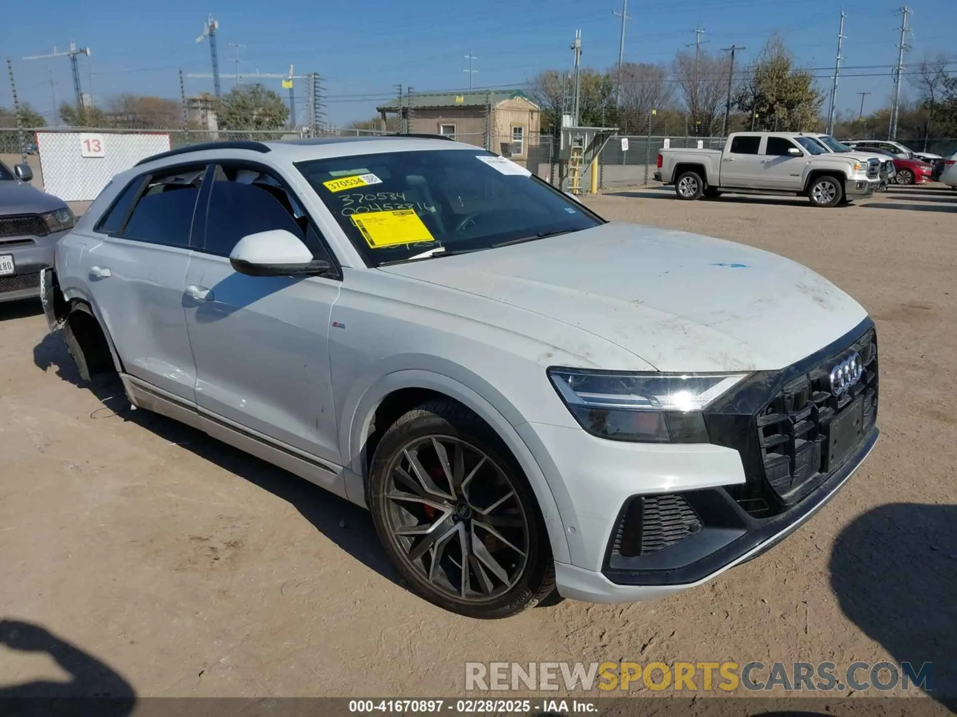 1 Photograph of a damaged car WA1EVAF10KD004259 AUDI Q8 2019