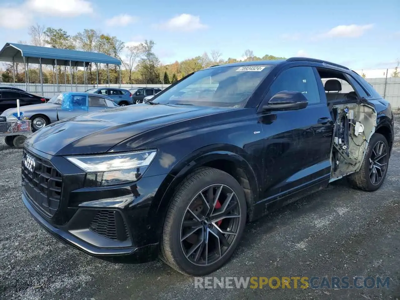 1 Photograph of a damaged car WA1EVAF12KD016865 AUDI Q8 2019