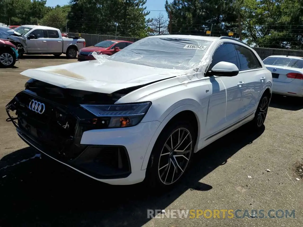 1 Фотография поврежденного автомобиля WA1FVAF12KD040314 AUDI Q8 2019