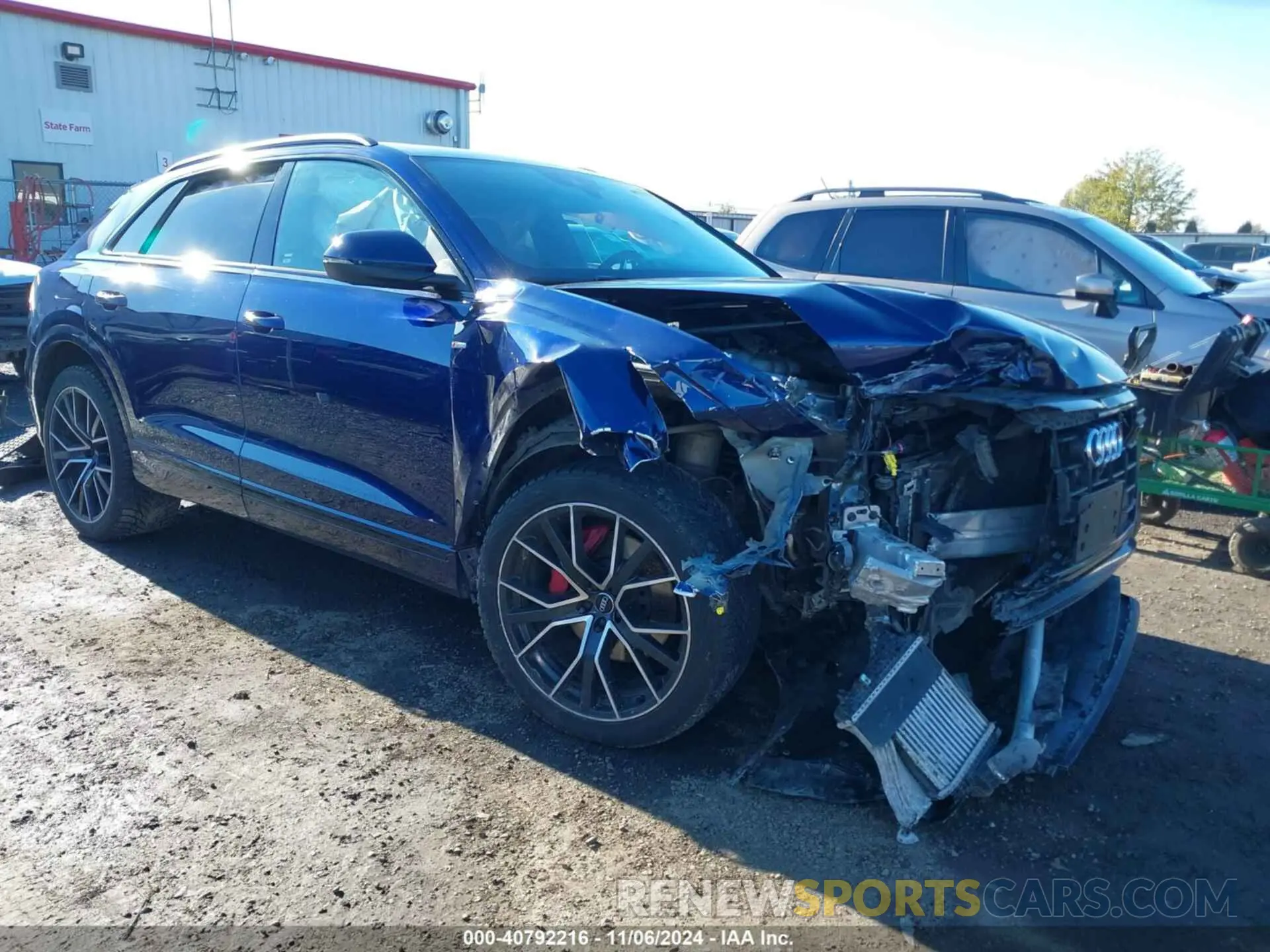 1 Photograph of a damaged car WA1FVAF17KD039580 AUDI Q8 2019