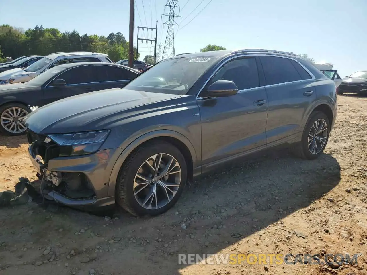 1 Photograph of a damaged car WA1FVAF10LD000427 AUDI Q8 2020