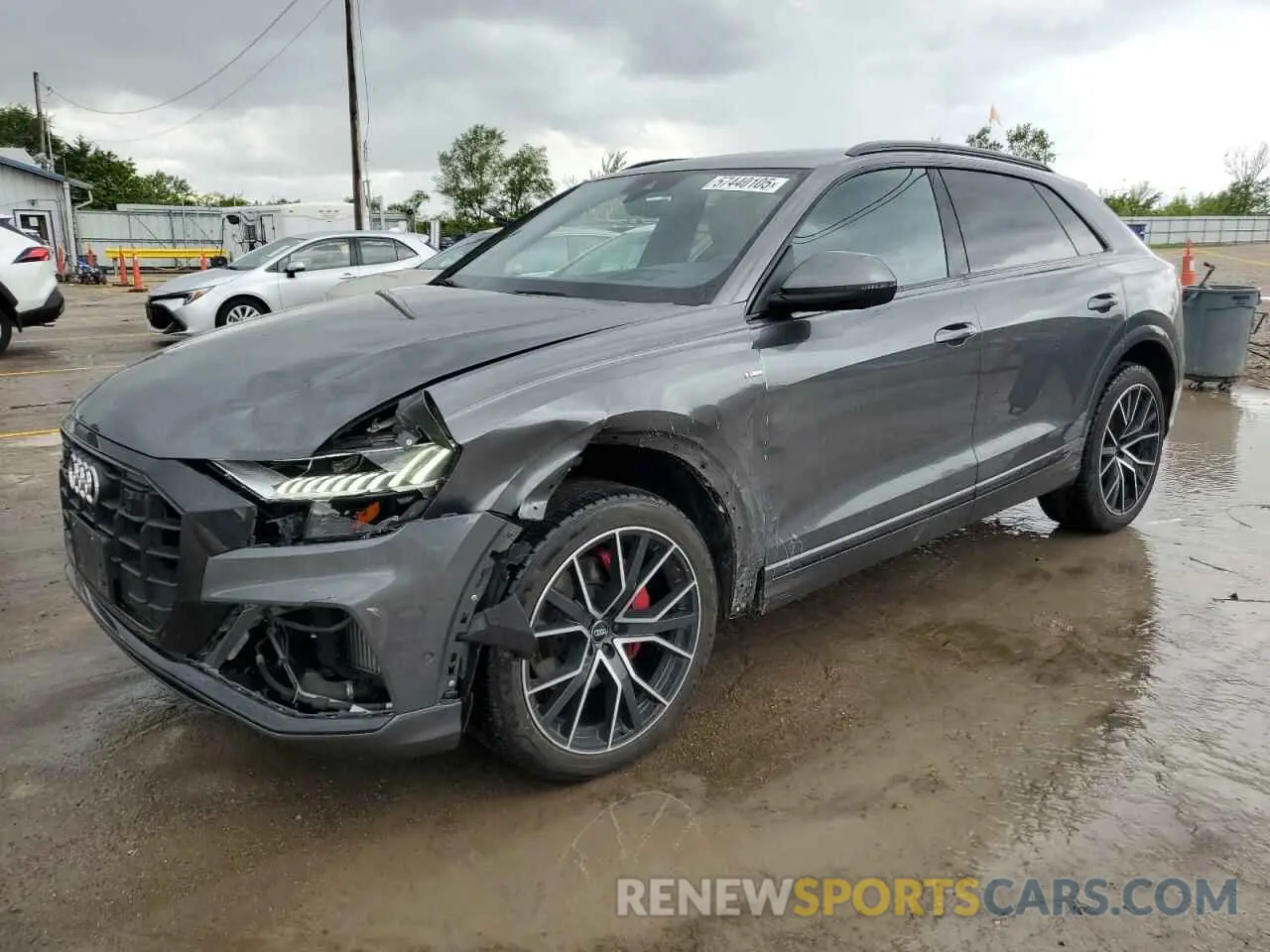 1 Photograph of a damaged car WA1FVAF1XLD003867 AUDI Q8 2020