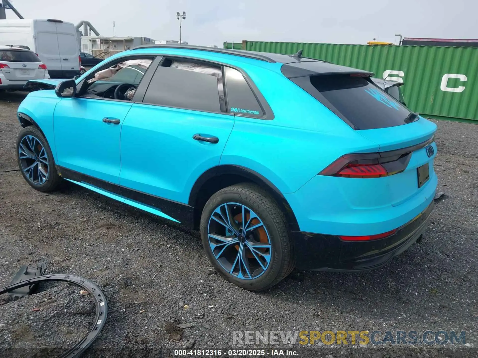 3 Photograph of a damaged car WA1AVAF11MD003462 AUDI Q8 2021