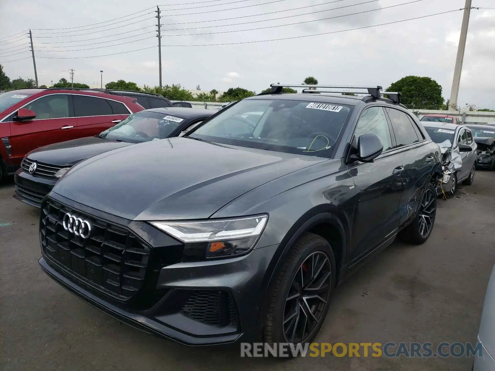 2 Photograph of a damaged car WA1EVAF11MD025530 AUDI Q8 2021