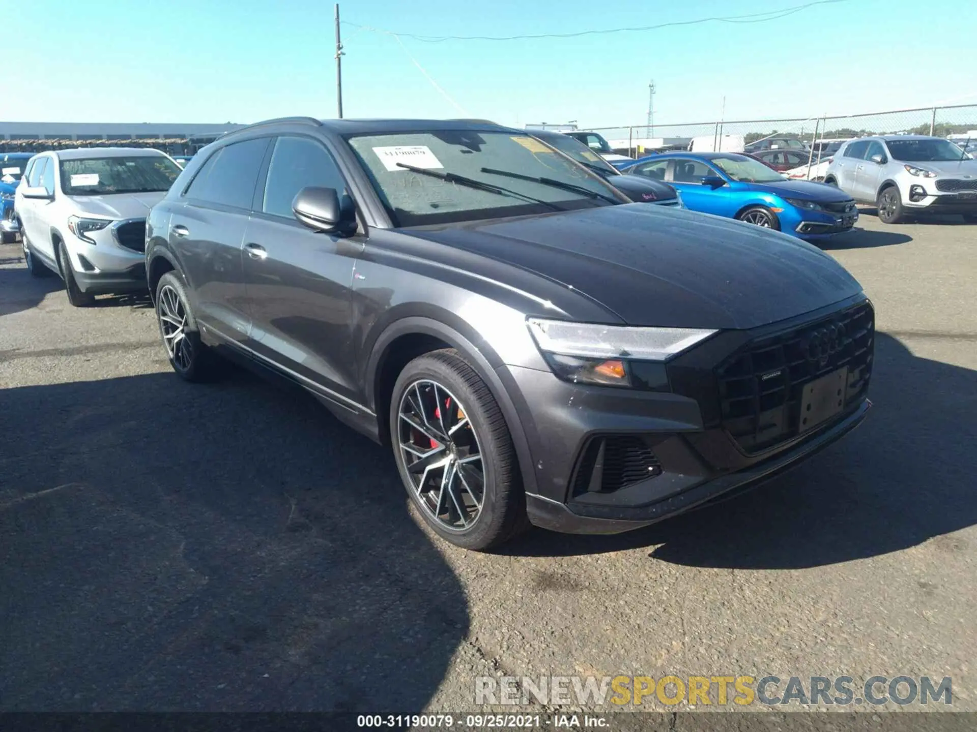 1 Photograph of a damaged car WA1EVAF18MD029820 AUDI Q8 2021