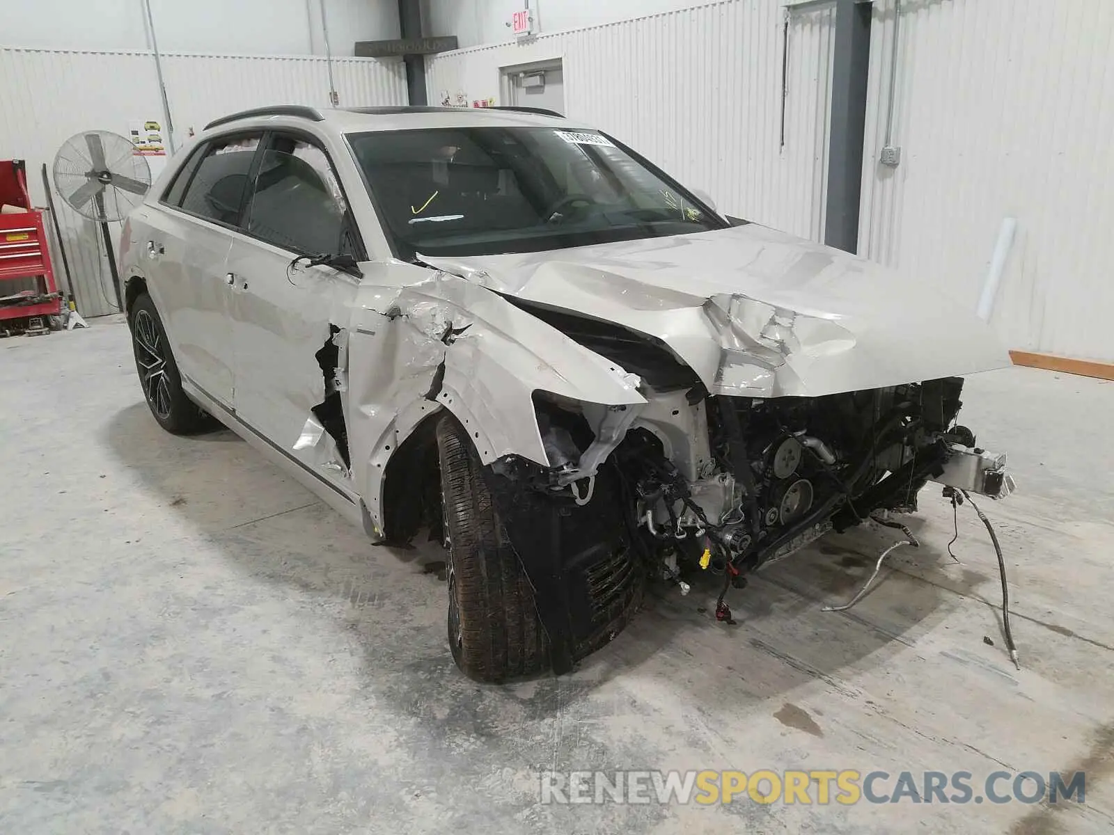 1 Photograph of a damaged car WA1FVAF14MD019158 AUDI Q8 2021