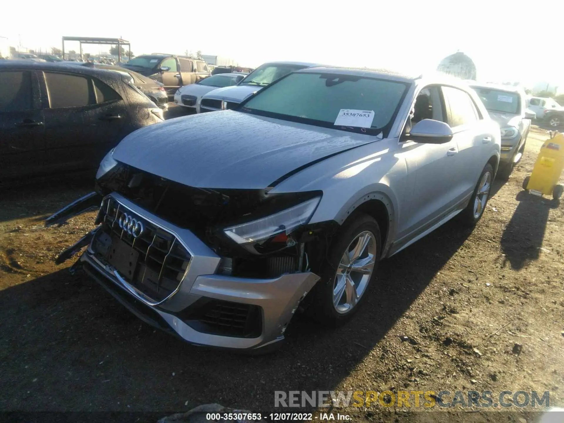 2 Photograph of a damaged car WA1BVBF10ND013718 AUDI Q8 2022