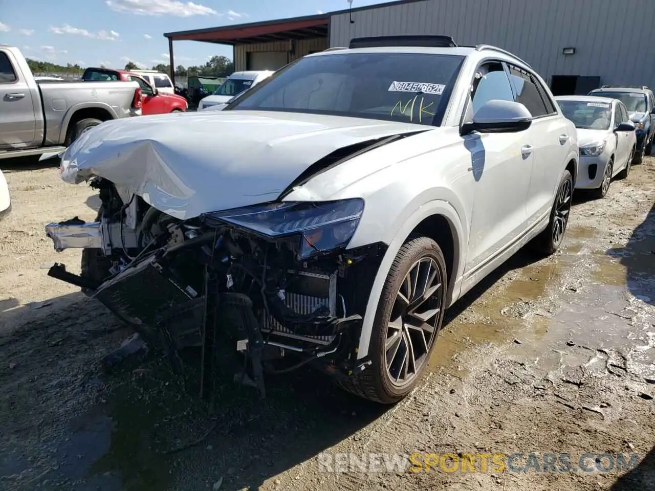 2 Фотография поврежденного автомобиля WA1EVBF16ND010075 AUDI Q8 2022