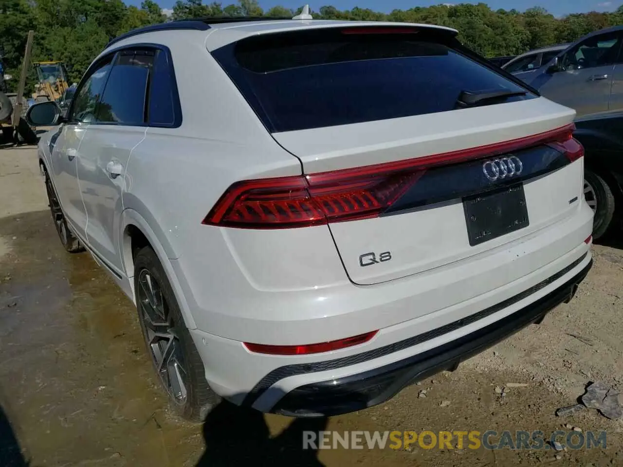 3 Фотография поврежденного автомобиля WA1EVBF16ND010075 AUDI Q8 2022