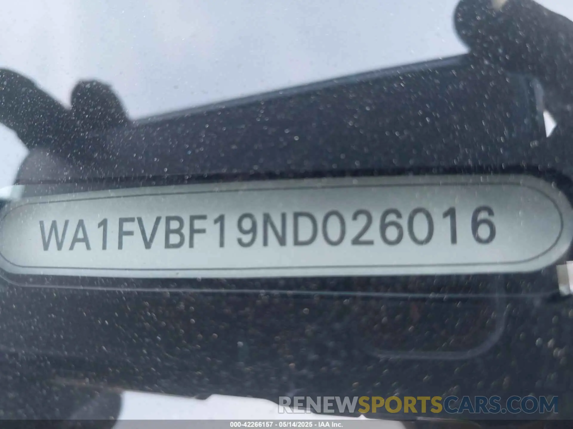 9 Фотография поврежденного автомобиля WA1FVBF19ND026016 AUDI Q8 2022