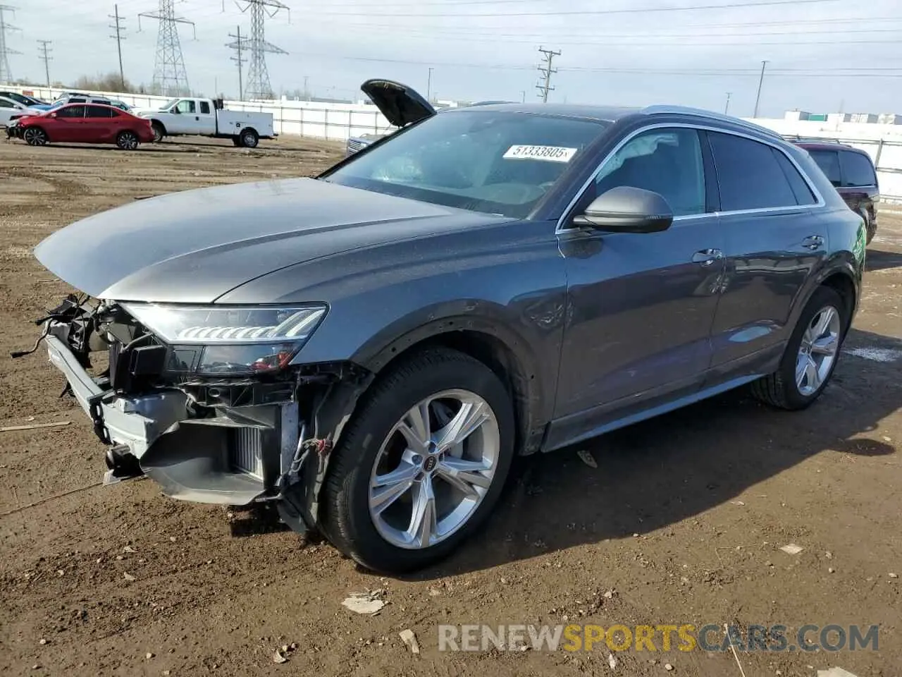 1 Photograph of a damaged car WA1BVBF12PD011746 AUDI Q8 2023