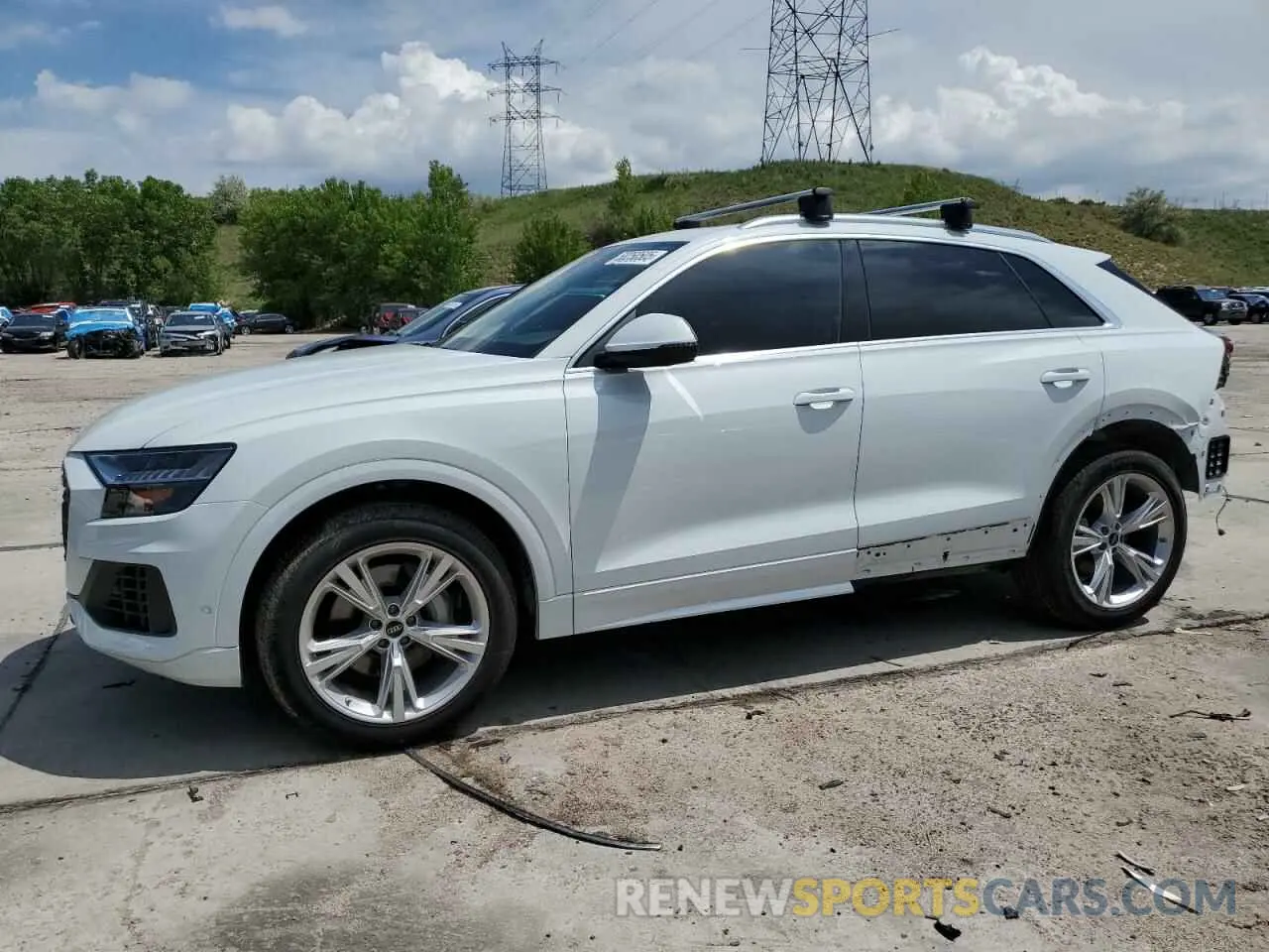 1 Photograph of a damaged car WA1BVBF17PD038960 AUDI Q8 2023