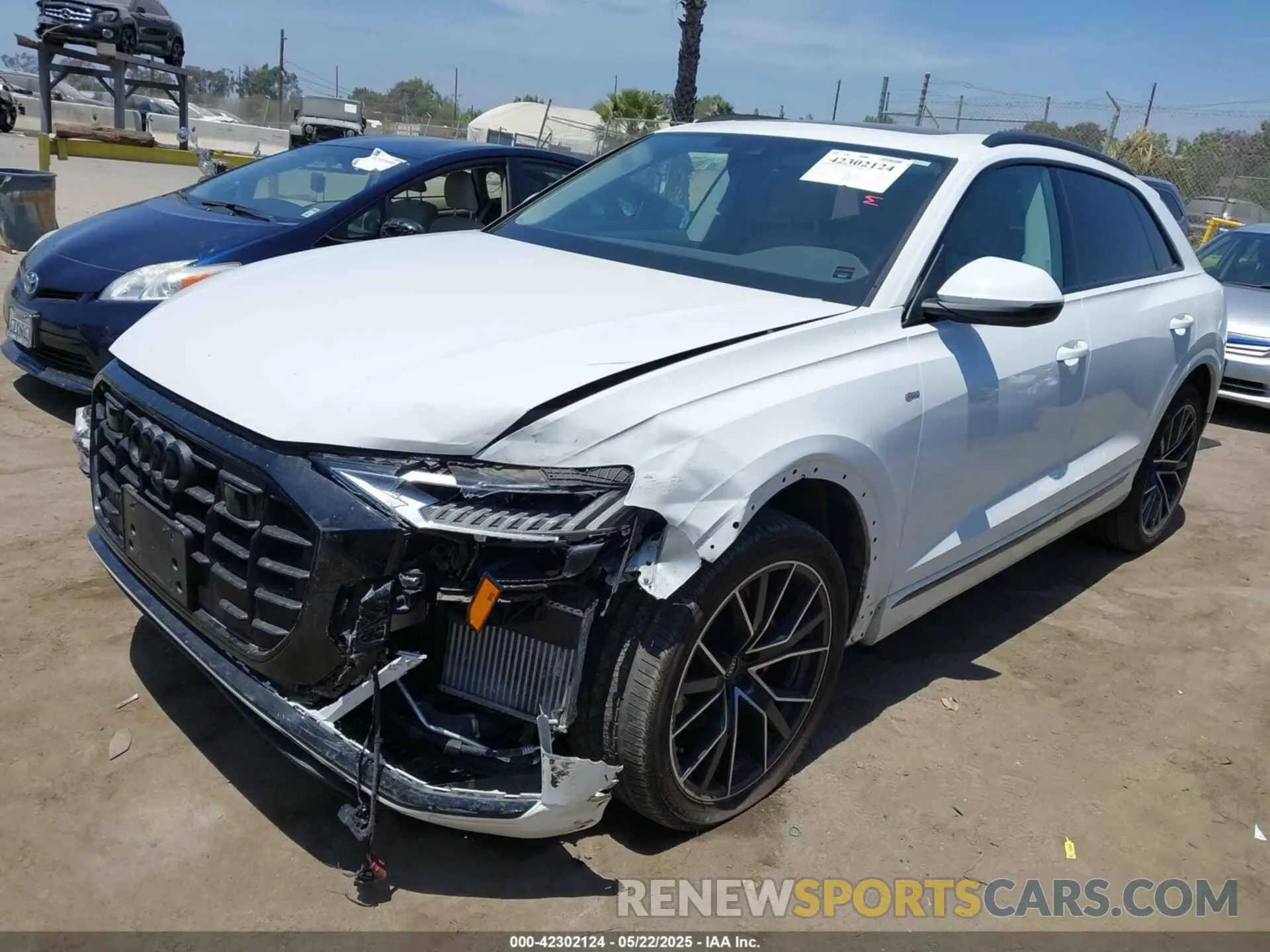 2 Photograph of a damaged car WA1EVBF19PD011451 AUDI Q8 2023