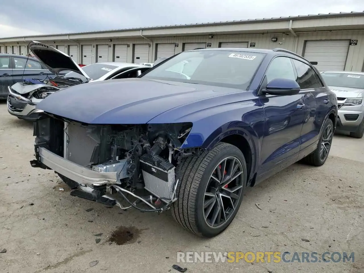 1 Photograph of a damaged car WA1FVBF13PD013099 AUDI Q8 2023